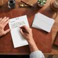 GBP 32,  Refill Personalised Letter Writing Stationery Gift Set &ndash; Premium Quality