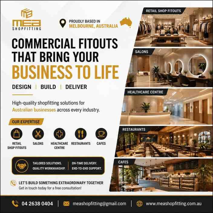 Melbourne, Construction, Commercial Shop Fitters Melbourne | Retail, Café, Office & Medical Fitouts | FREE Quote