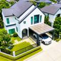 THB 47999,  58 Sq. Feet,  Near Sermsuk Market 1 Km. Lotus Bang Bo 60 Sq M. ABAC Bangna For Rent, 2-story Detached