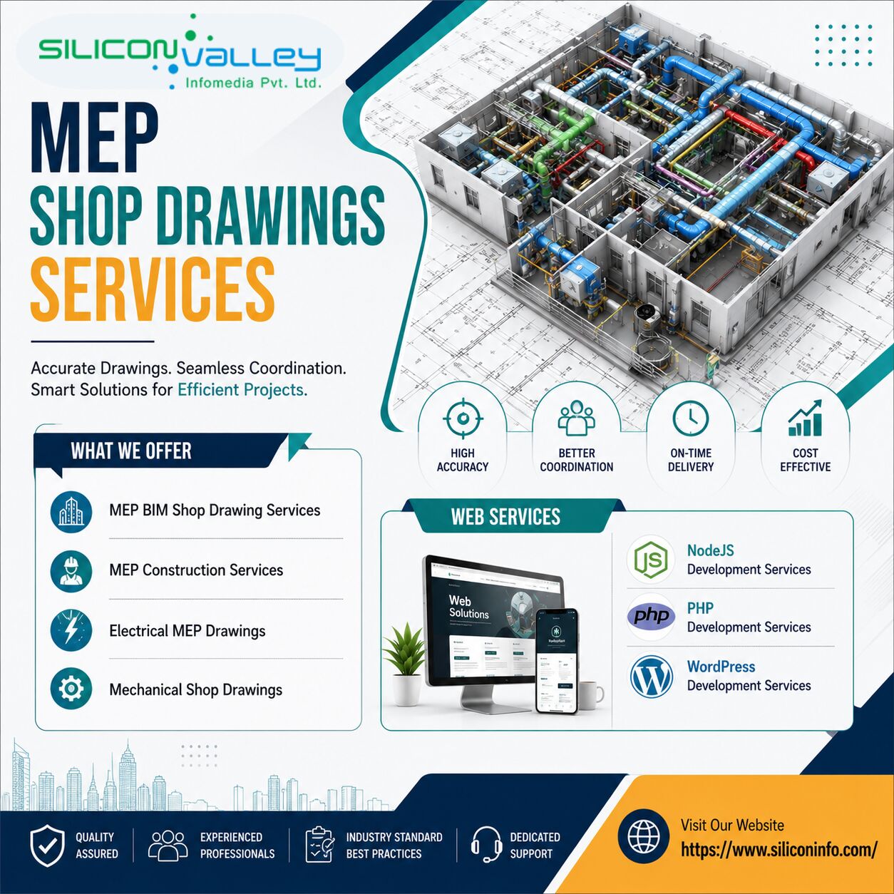 New York, Construction, High-Quality MEP Shop Drawings Services For AEC Projects Colorado