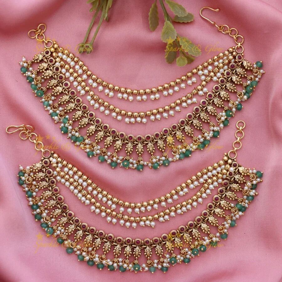 Kurnool, Businesses For Sale, Timeless Traditional Ear Chain | Sparkle And Glow