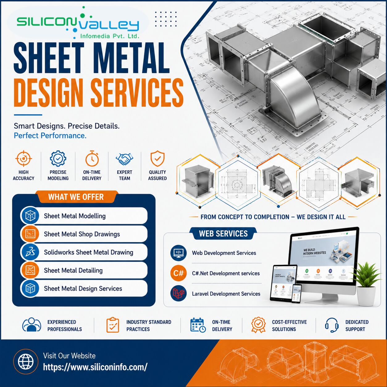 New York, Construction, High-Accuracy Sheet Metal Design Services In The USA AEC Projects