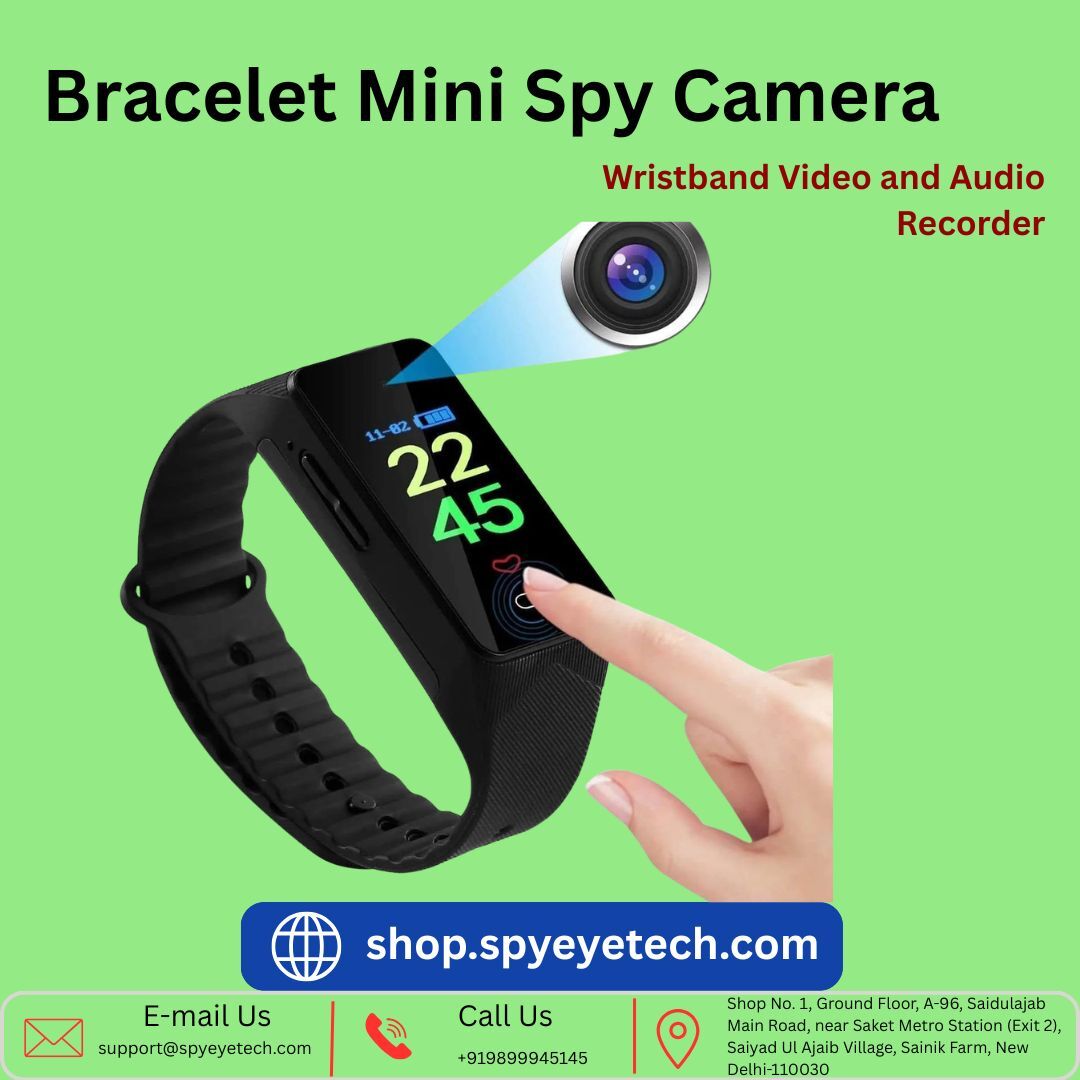 New Delhi, Electronics, INR 5500,  Spy Camera Dealers In Anand Vihar For Bracelet Mini Spy Camera