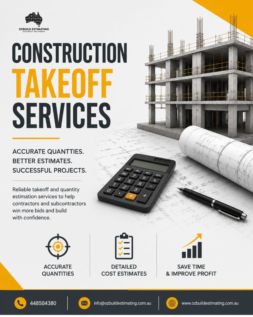Melbourne, Construction, Best Construction Takeoff Services In Australia For Accurate Material Estimates