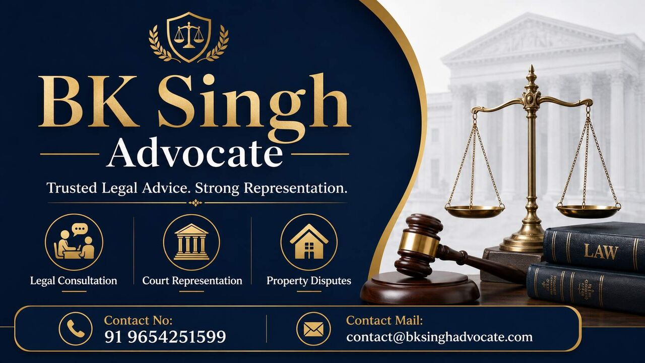 Ghaziabad, Legal, Why Hire BK Singh Advocate For Dependable Legal Help In India?