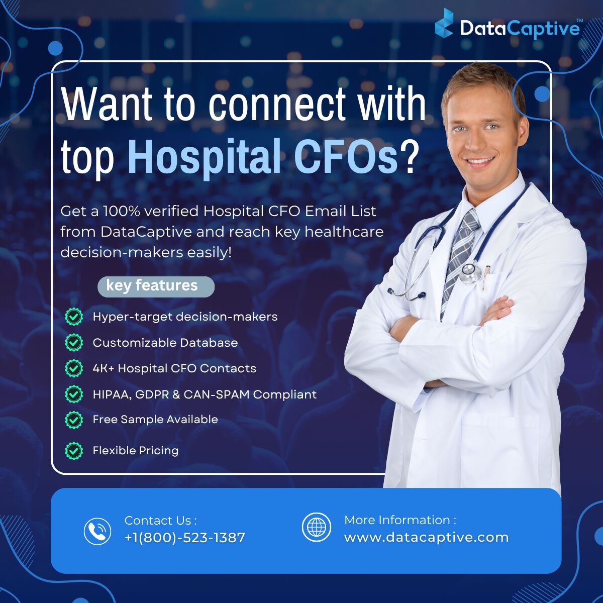 New York, Businesses For Sale, Need A USA Hospital CFO Email List That Actually Works?
