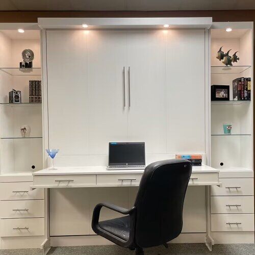 New York, Furniture, Murphy Bed With Desk