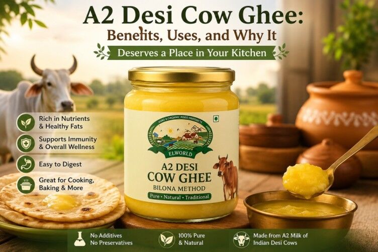 New Delhi, Food, Pure A2 Desi Cow Ghee For Healthy Everyday Living