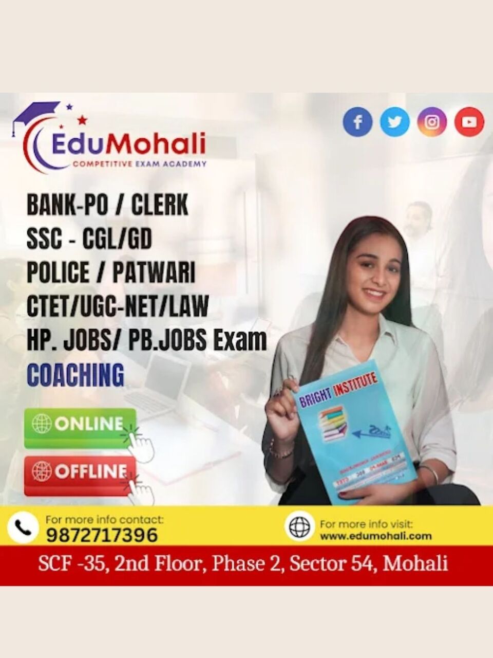 Punjab, Education, SSC Coaching In Mohali | Edu Mohali
