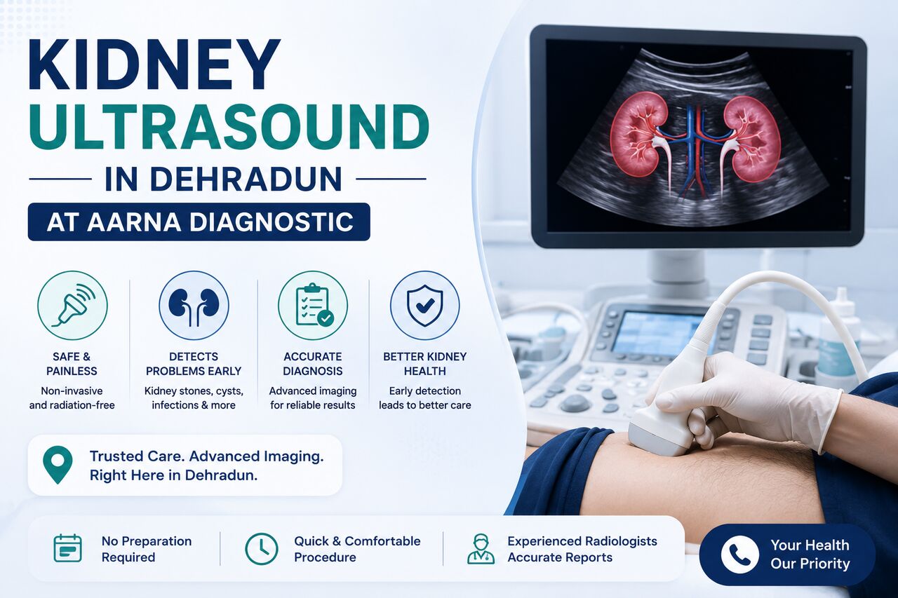 Meerut, Health, Kidney Ultrasound In Dehradun At Aarna Diagnostic