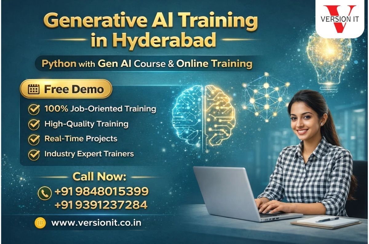 Hyderabad, Education, Generative AI Training In Hyderabad | Gen AI Course