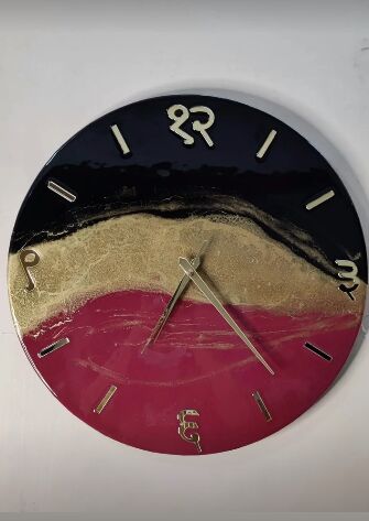 Pune, Creative, Resin Clock Pune 06