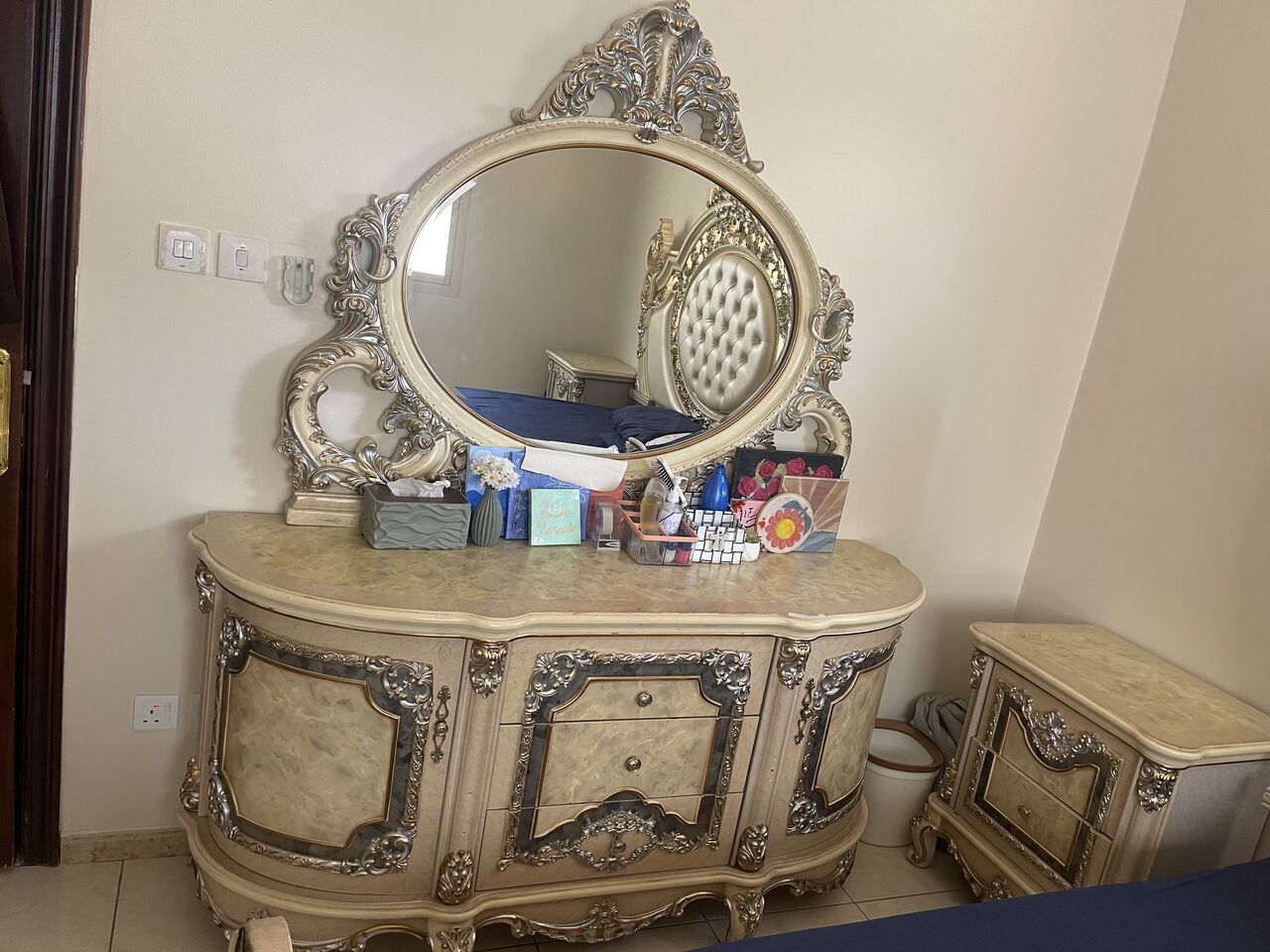 Khobar, Furniture, SAR 600,  Wardrobe And Vanity With Side Tables
