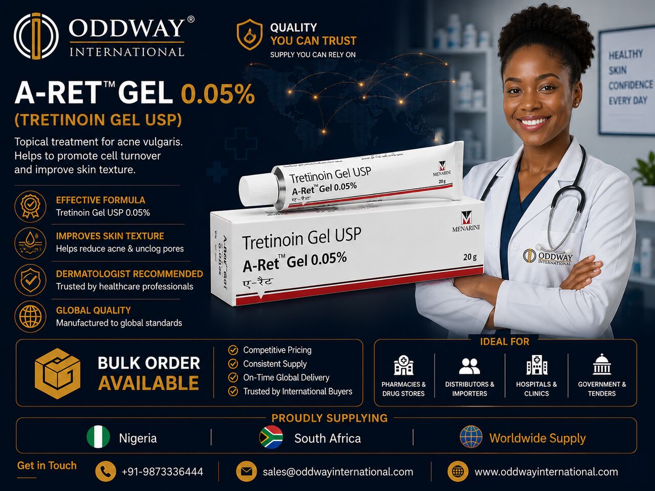 Durban, Wholesale Products, A Ret Gel 0.025 Price In Nigeria For Bulk Buyers - Oddway