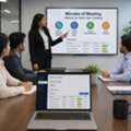 Minutes Of Meeting Module For Action Item Tracking Software