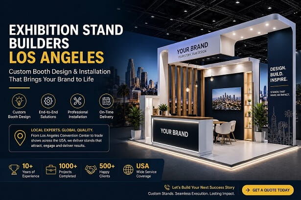 Los Angeles, Business, Exhibition Stand Builders Los Angeles | Custom Booth Design & Installation.