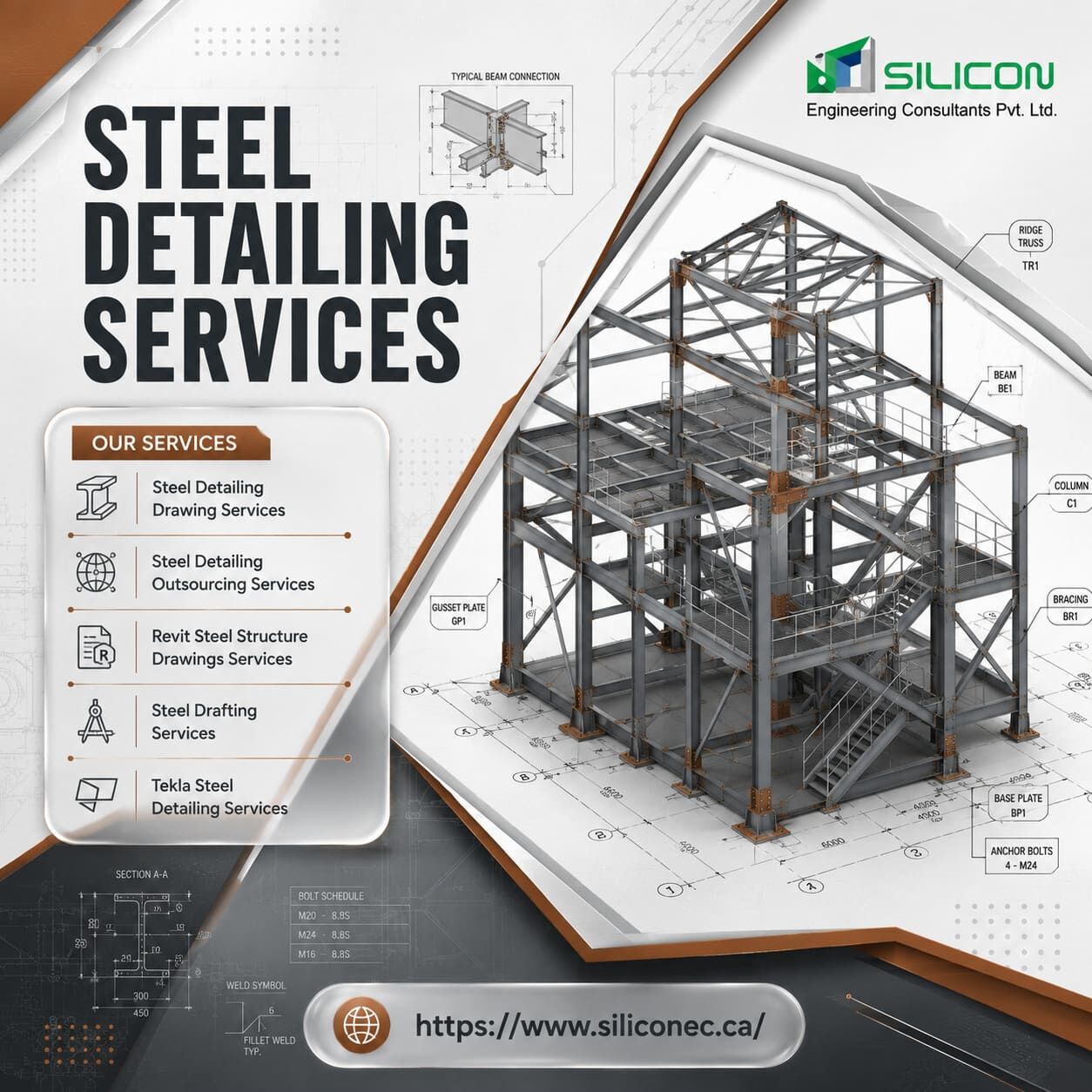 Mississauga, Construction, Accurate Steel Detailing Services For Fabrication Projects From $15/Hour