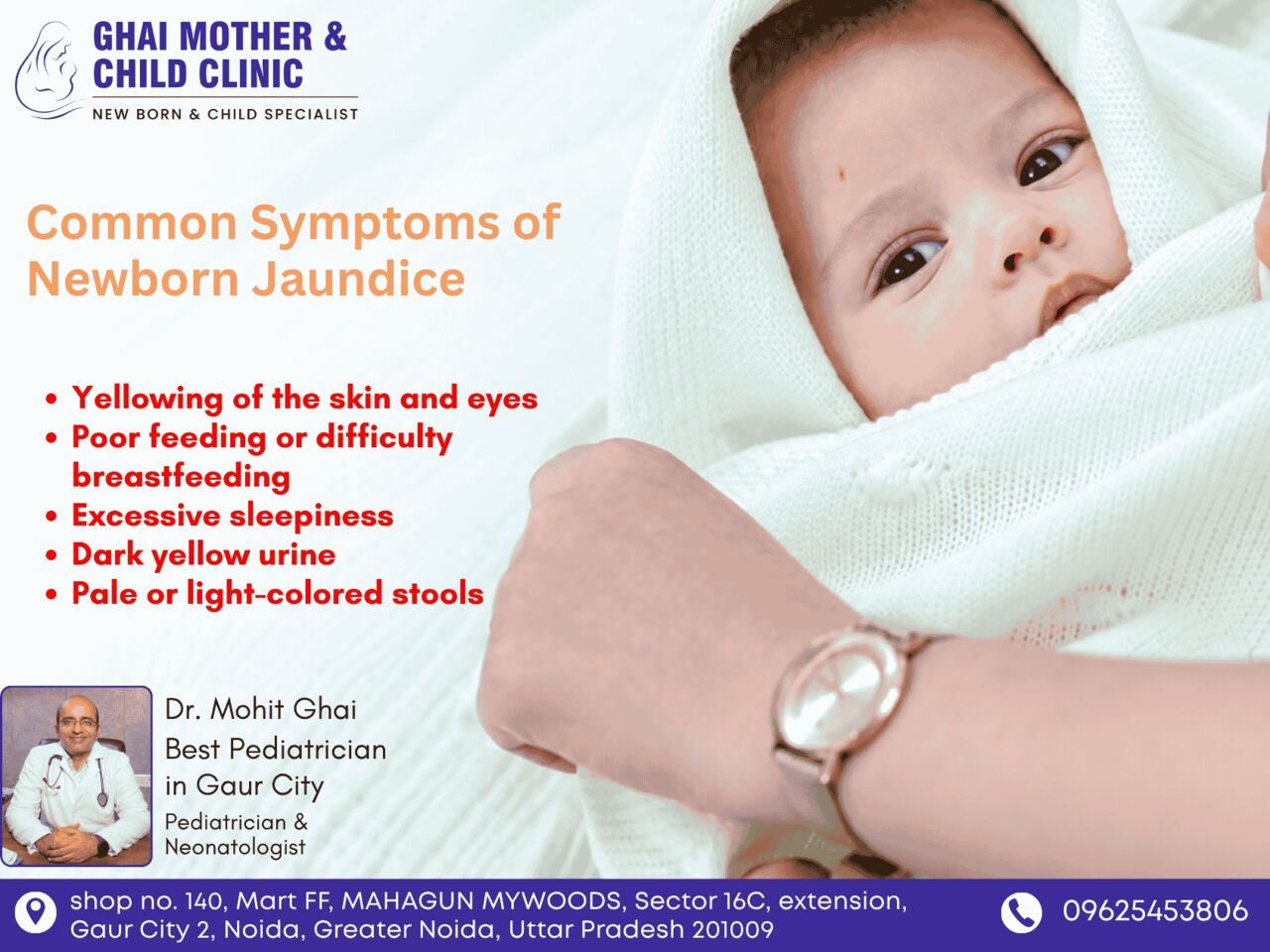 Noida, Health & Beauty Items, Best Pediatrician In Gaur City For Newborn Jaundice Management