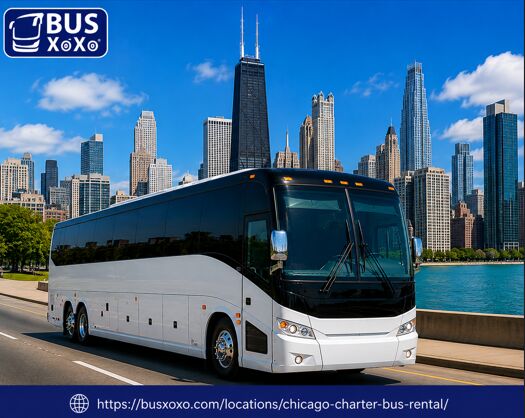 Chicago, Travel, Affordable Chicago Charter Bus Rental With Professional Drivers