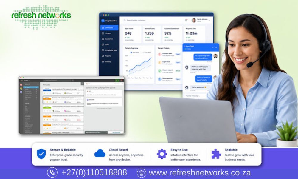 Johannesburg, Software Development, Refresh Networks &mdash; Customer Support Software, Simplified