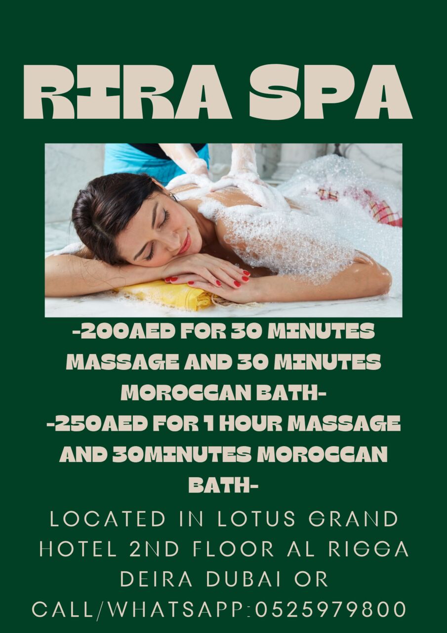 Al Rigga, Health, Rira Spa Offer 7/31/2026