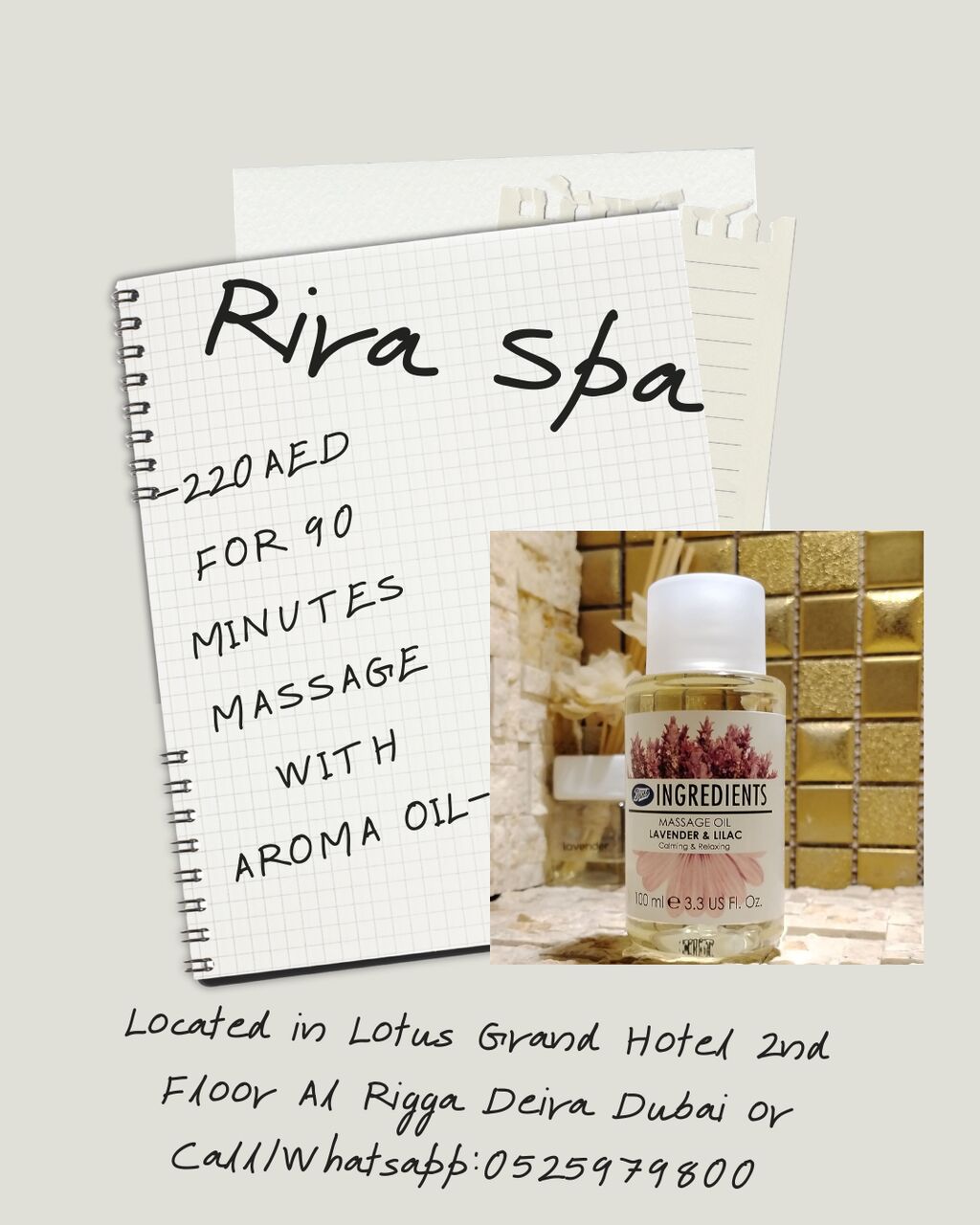 Al Rigga, Health, Rira Spa Offer 7/31/2026
