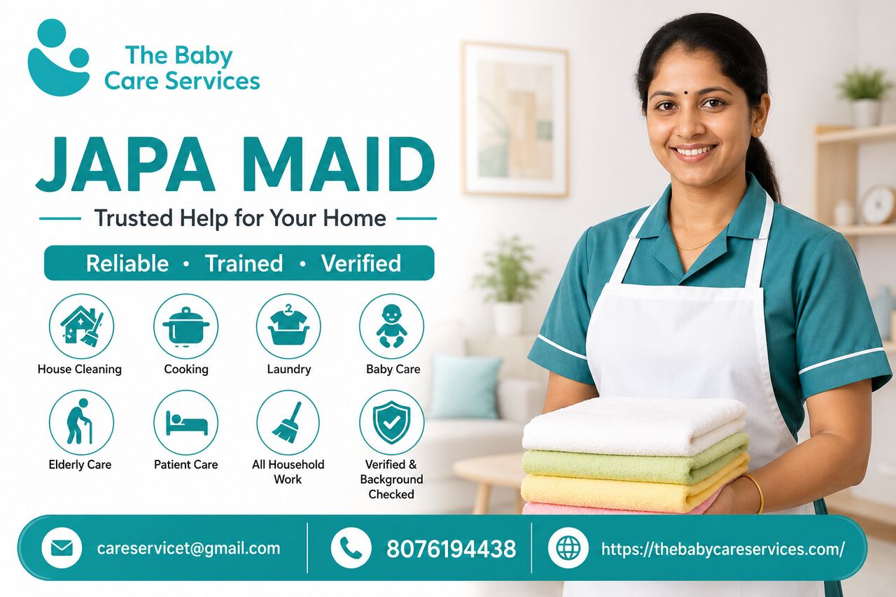 New Delhi, Health, Experienced Japa Maid Service In Delhi NCR &ndash; The Baby Care Services