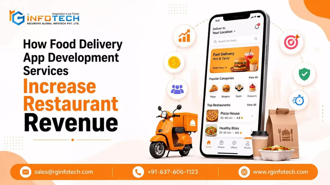 Jaipur, Software, INR 1,  How Food Delivery App Development Services Increase Restaurant Revenue