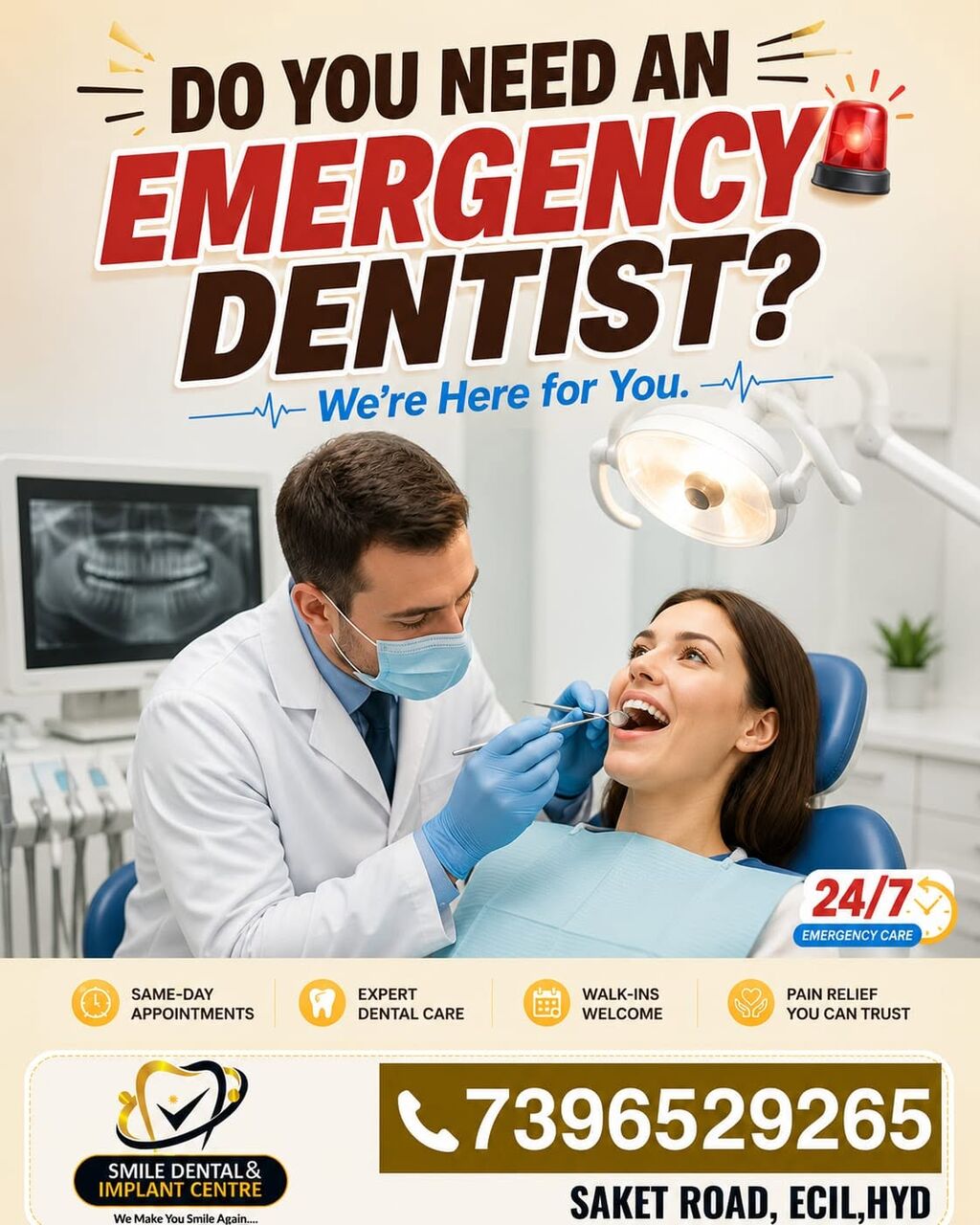 Hyderabad, Dental, Affordable & Painless Dental Care Right Here In Dammaiguda! 🦷✨