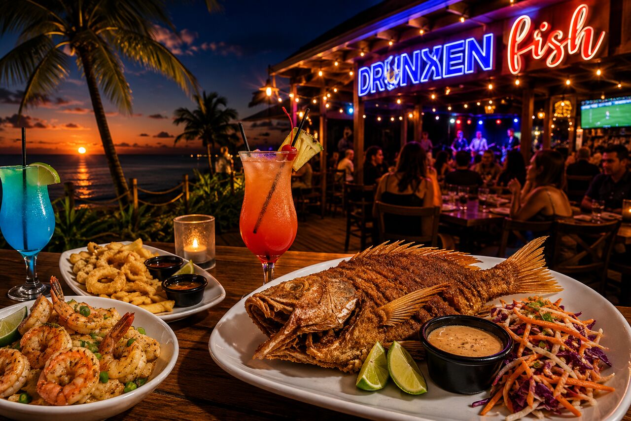 New York, Food & Drink, Best Fish Restaurant In Aruba | Fresh Seafood At Drunken Fish Aruba