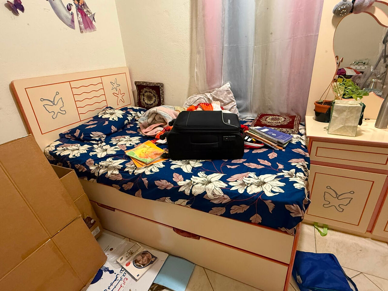 Jeddah, Furniture, SAR 500,  Kids Furniture With Sliding Lower Bed For Sale
