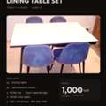 SAR 1000,  Dining Table With 4 Chairs