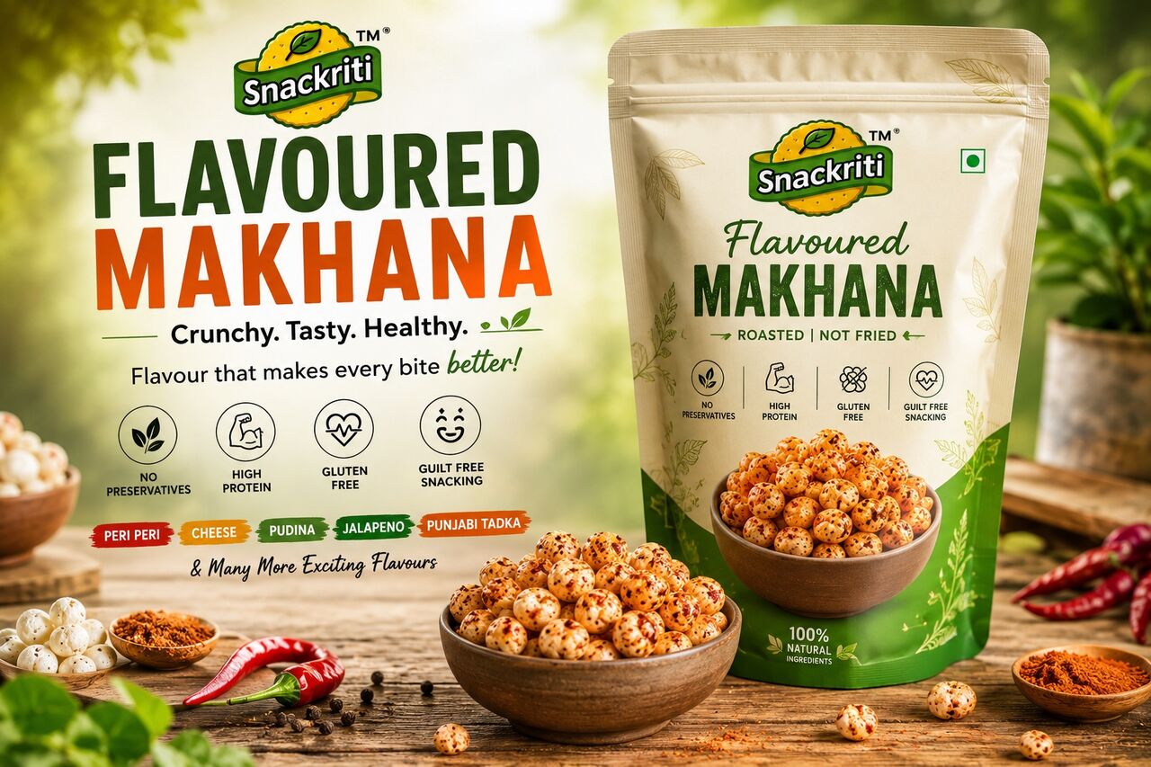 Mumbai, Food, INR 100,  Healthy Flavoured Makhana For Weight Loss And Fitness
