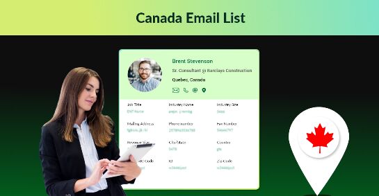 Toronto, Business, Verified Canada Email List For Better B2B Marketing