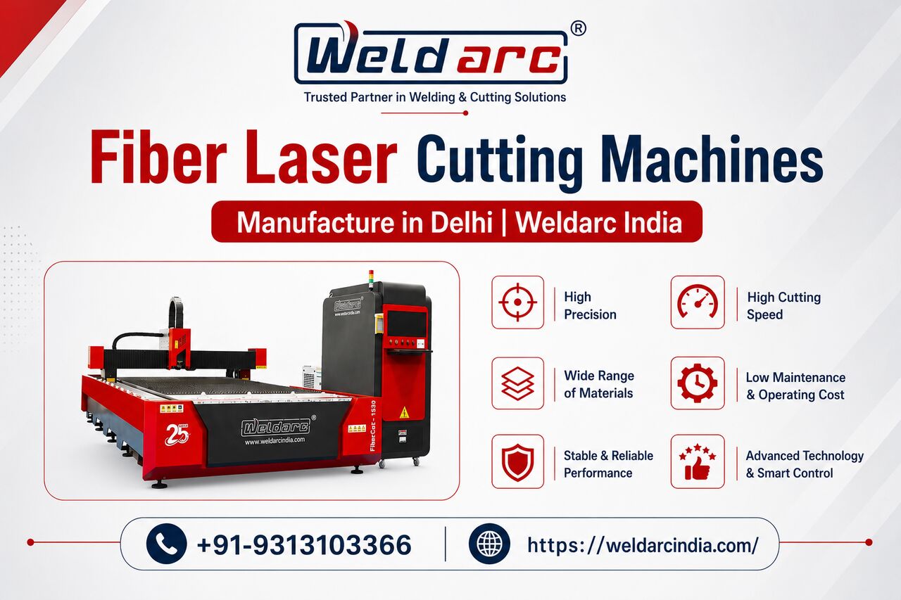 Faridabad, Industrial Machinery, Fiber Laser Cutting Machines Manufacture In Delhi | Weldarc India