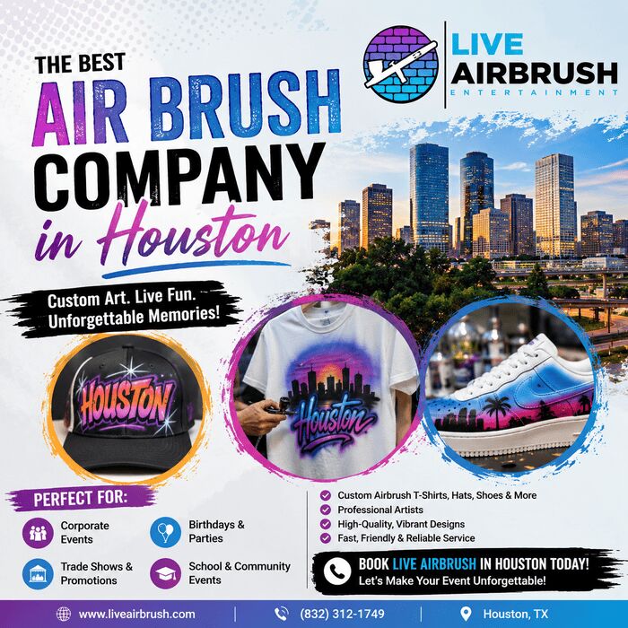 Houston, Printing, Hire An Air Brush Company In Houston Today