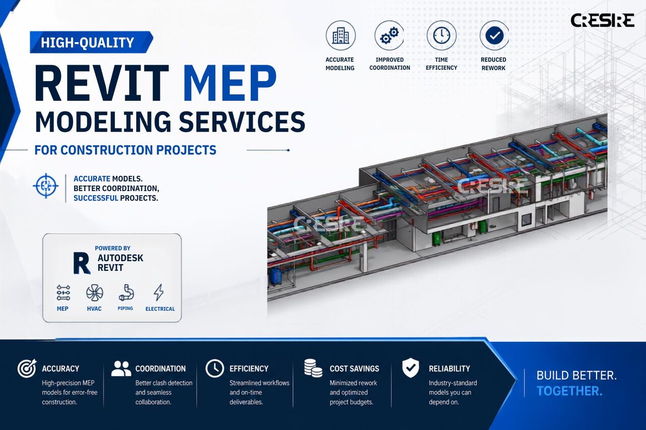 New York, Business, High-Quality Revit MEP Modeling Services For Construction Projects