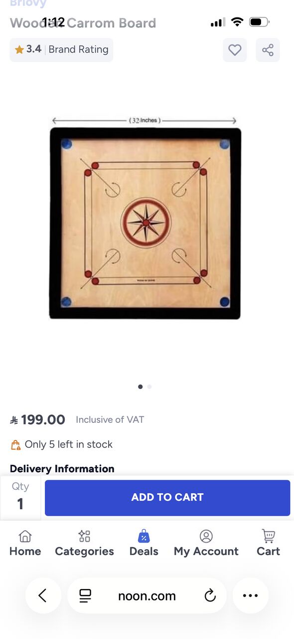 Riyadh, Toys & Games, SAR 35,  Carom Board