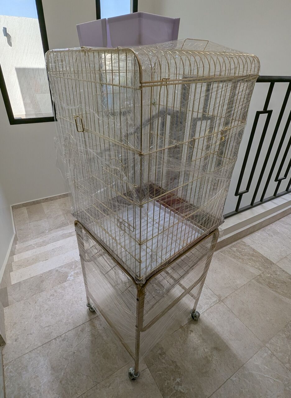 Riyadh, Pet Supplies, SAR 160,  Golden Bird Cage