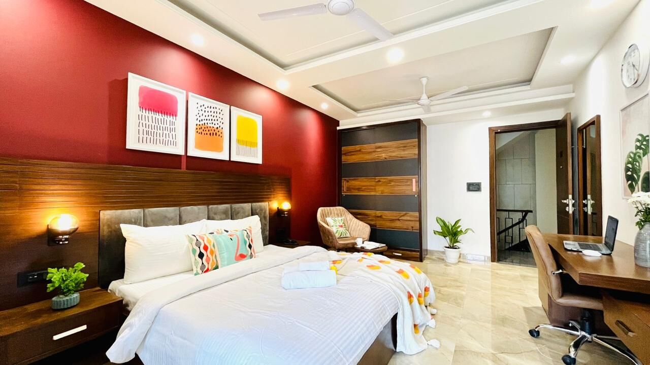 Gurgaon, Apartments, Flats, Houses & Villas, INR 4200/day,  Furnished,  345 Sq. Feet,  Luxury Studio Apartment Dlf Cyber City