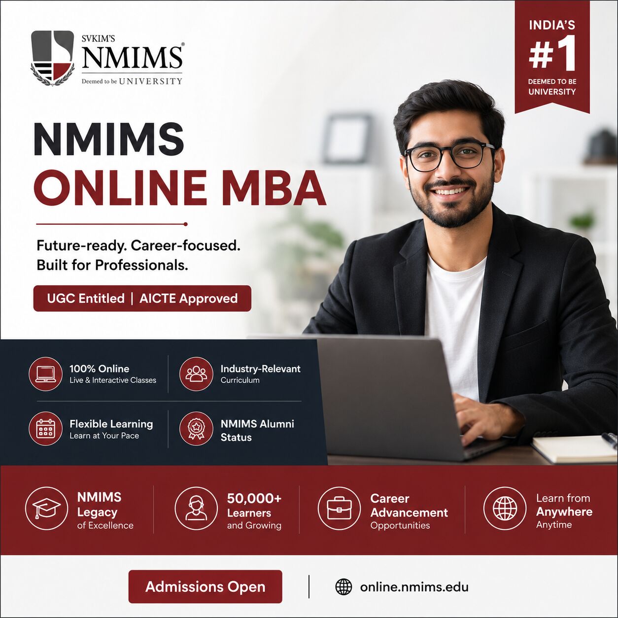 Pune, Career Counseling, NMIMS Online MBA 2026: Fees, Eligibility & Admission