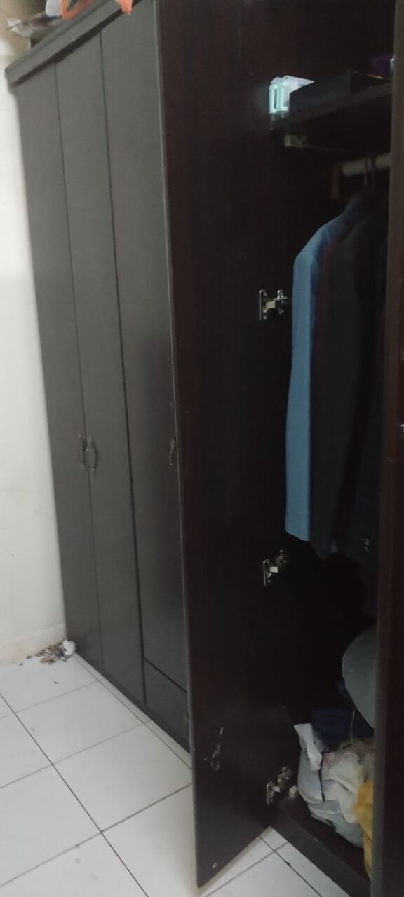 Riyadh, Furniture, SAR 250,  Double Bed With Mattress And Cabnet