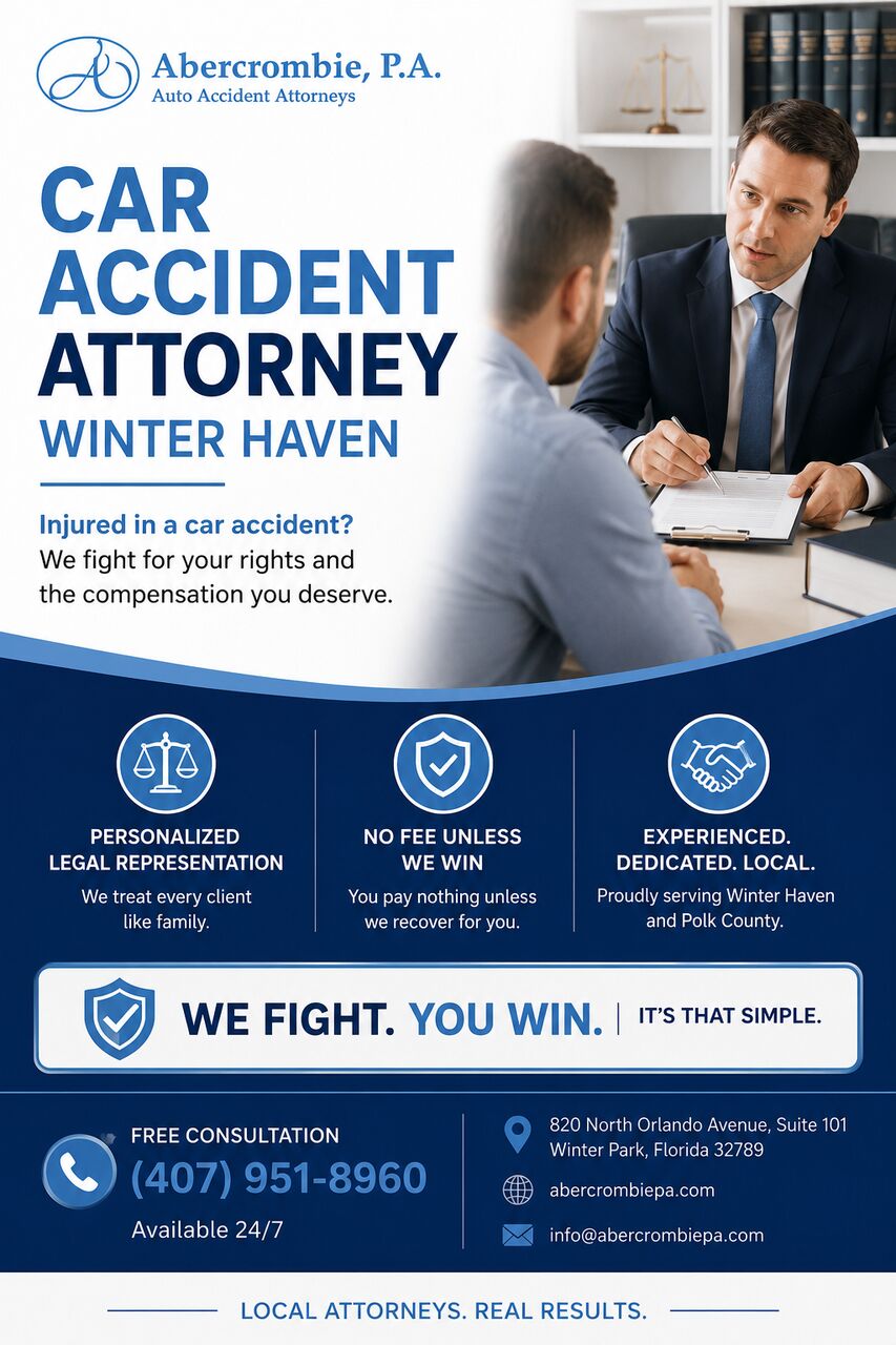 New York, Legal, Car Accident Attorney In Winter Haven - Abercrombie, P.A.