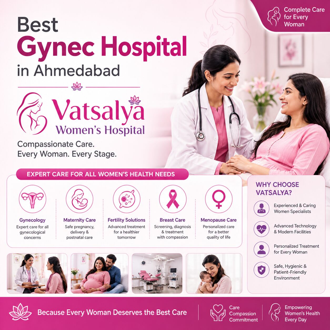 Ahmedabad, Health, Best Gynec Hospital In Ahmedabad  - Vatsalya Women&rsquo;s Hospital