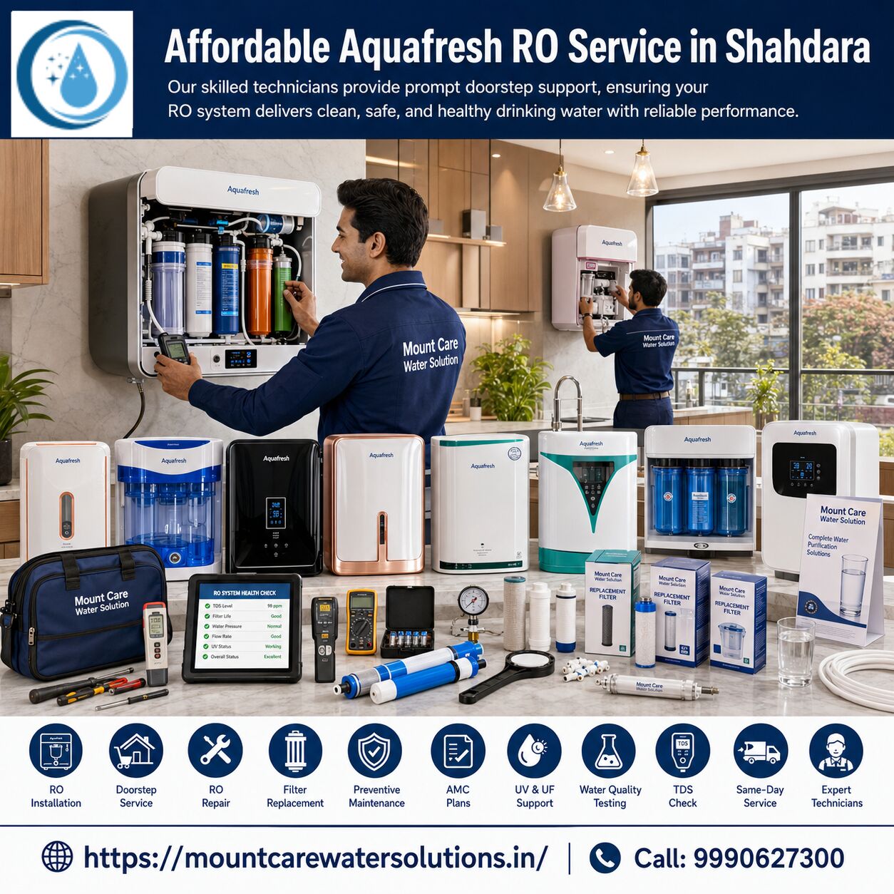Mumbai, Appliance Repair, Affordable Aquafresh RO Service In Shahdara