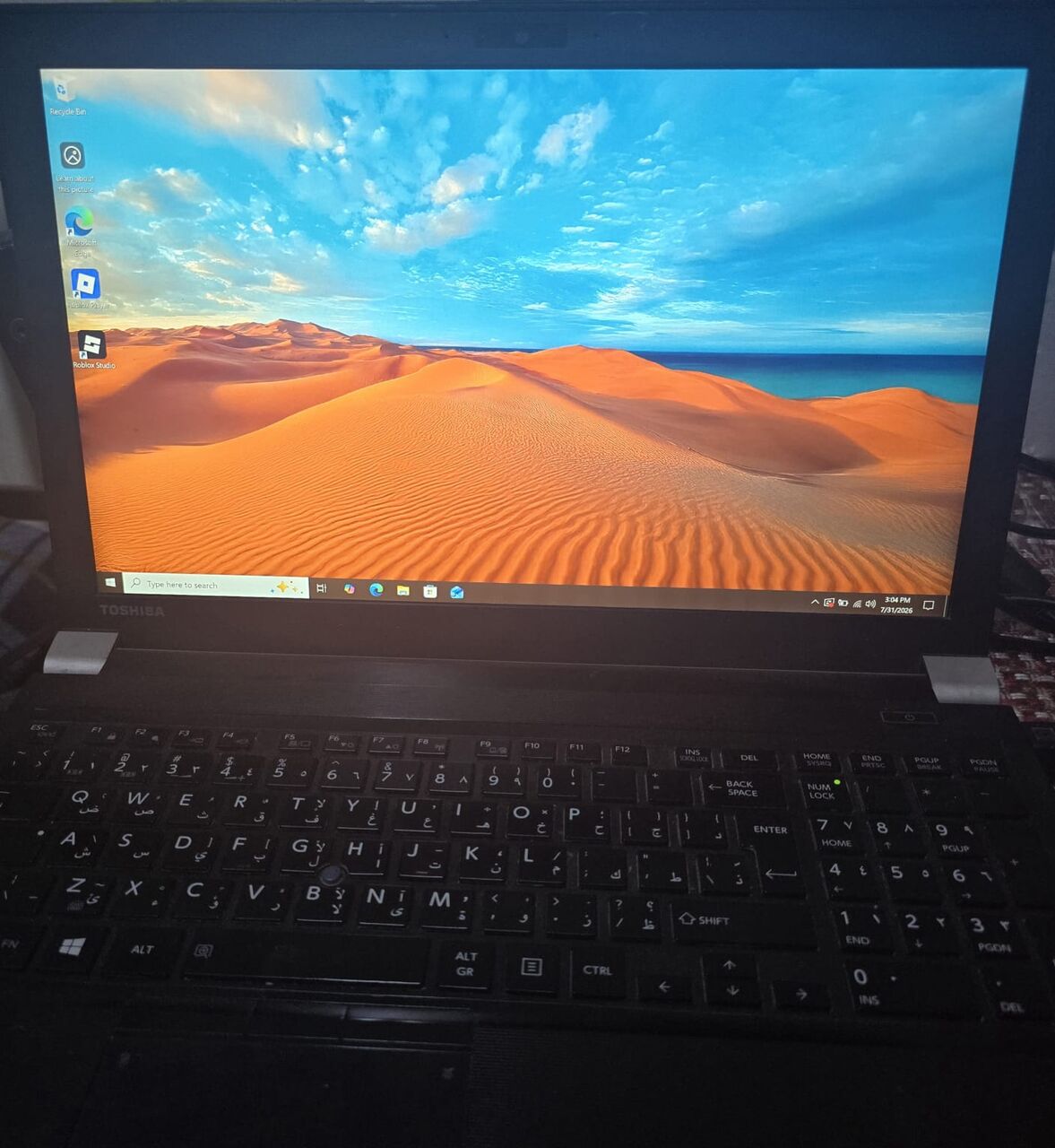 Al Malaz, Computers, SAR 800,  Toshiba Tecra W50-A1048 Business Laptop