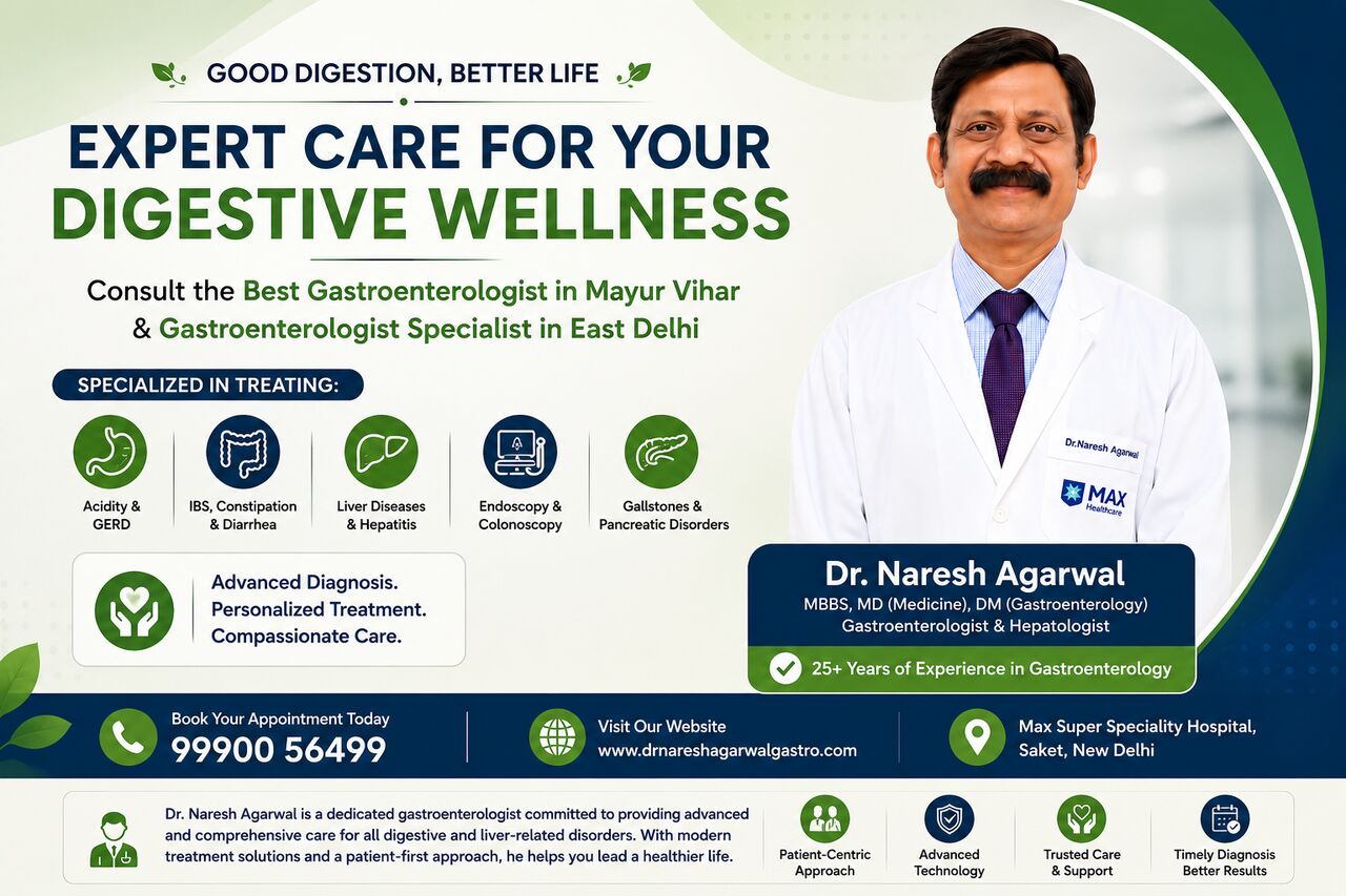 New Delhi, Health, Best Gastroenterologist In Mayur Vihar | Gastroenterologist Specialist In East Delhi