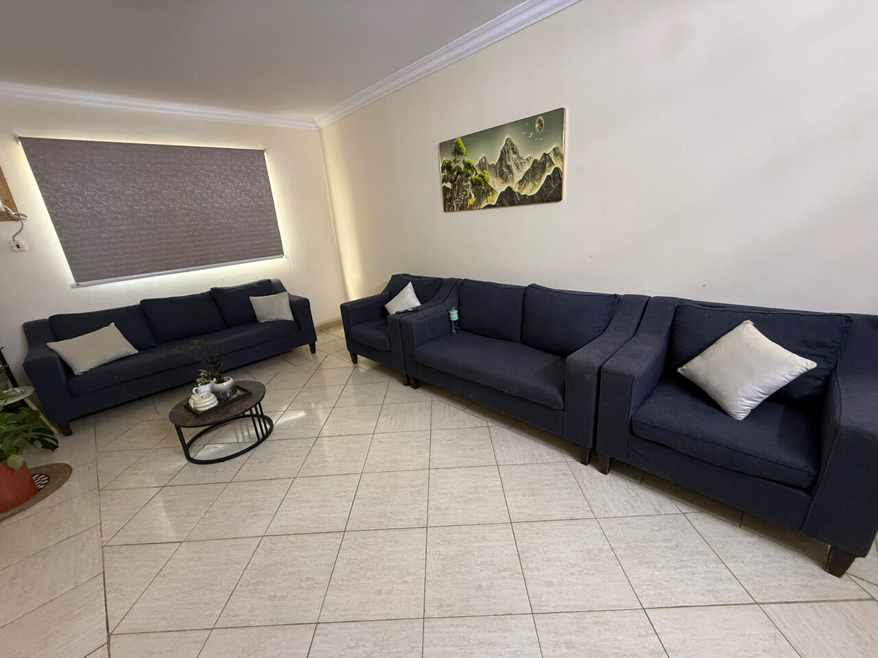 Jeddah, Furniture, SAR 600,  Sofa Set 7 Seater, 4 Piece Set With Cusions.