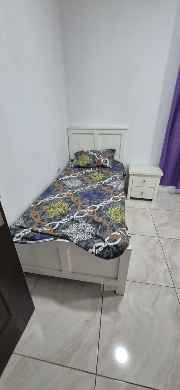 Jubail, Furniture, SAR 100,  Wooden Single Bed White Color 100sr