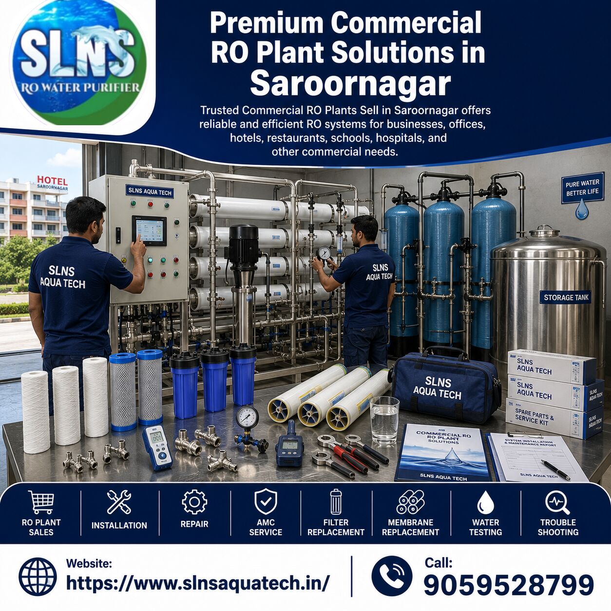 Mumbai, Appliance Repair, Premium Commercial RO Plant Solutions In Saroornagar